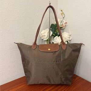 Longchamp Chocolate Brown Tote Bag